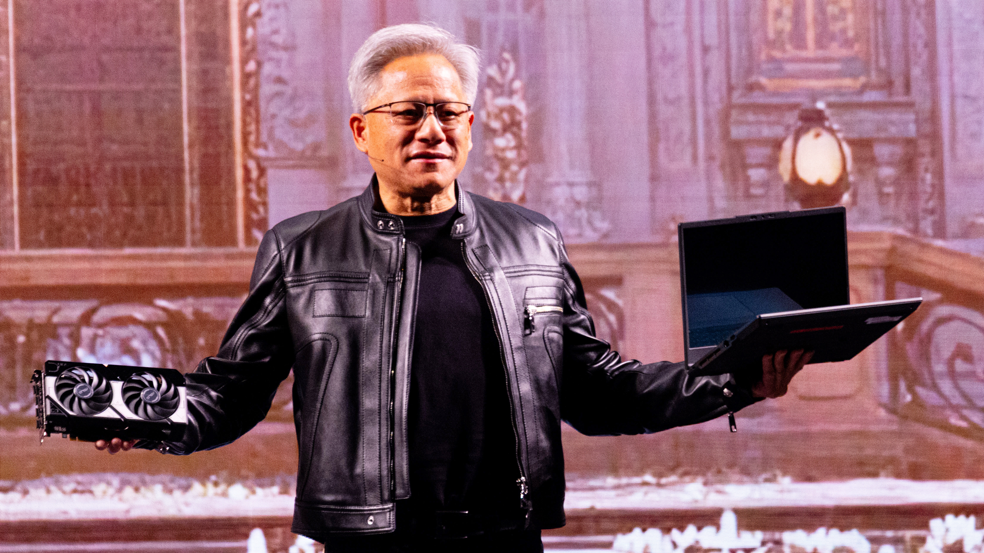 Ο Jensen Huang, συνιδρυτής και διευθύνων σύμβουλος της Nvidia Corp., κατά τη διάρκεια της Διάσκεψης Computex στην Ταϊπέι της Ταϊβάν, τη Δευτέρα 19 Μαΐου 2025. Η Nvidia παρουσίασε την τελευταία σειρά τεχνολογιών που αποσκοπούν στη διατήρηση της έκρηξης σε ζήτηση για την AI Computing και εξασφάλισε ότι τα προϊόντα της παραμένουν στο κέντρο της δράσης.